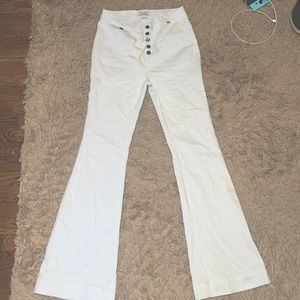 Brand New White Judy Blue Flares